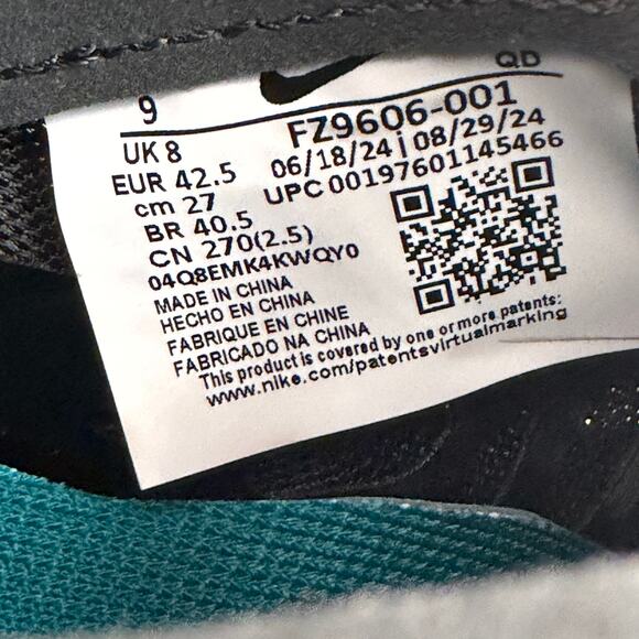 Nike Zoom Rotational 6 Track Throwing Shoes Black Spruce Men\'s 9 FZ9606-001 main image 7